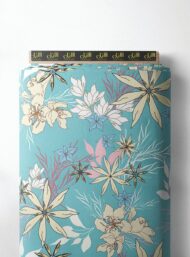 Petal flower style with pink,blue colors