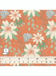 Bloom flower style with green,white colors - Image 5