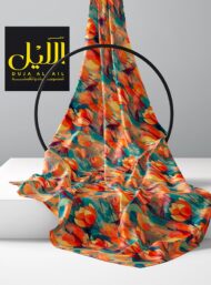 Tulip flower style with orange,yellow colors - Image 2