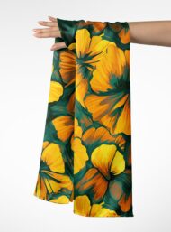 Petal flower style with yellow,green colors - Image 3