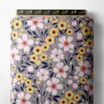 Petal flower style with yellow,white colors