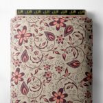 Petal flower style with brown,red colors