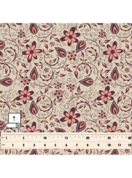 Petal flower style with brown,red colors - Image 5