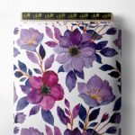 Petal flower style with purple,pink colors