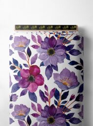 Petal flower style with purple,pink colors