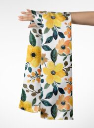 Bloom flower style with yellow,green colors - Image 3