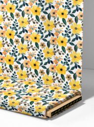 Bloom flower style with yellow,green colors - Image 4