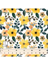 Bloom flower style with yellow,green colors - Image 5