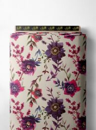 Petal flower style with purple,pink colors