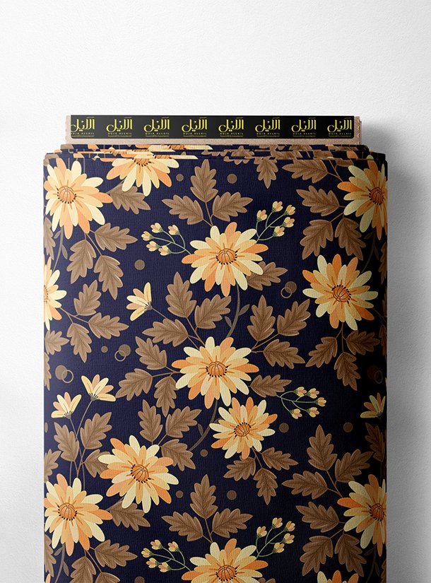 LAI02-0192_1-1.jpg Bloom flower style with brown,yellow colors - Image 1