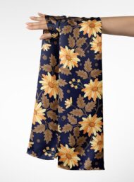 Bloom flower style with brown,yellow colors - Image 3