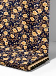 Bloom flower style with brown,yellow colors - Image 4