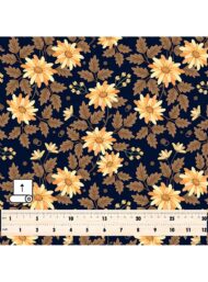 Bloom flower style with brown,yellow colors - Image 5