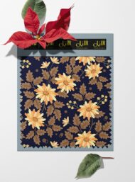 Bloom flower style with brown,yellow colors - Image 6