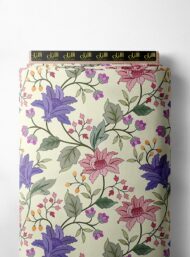 Bloom flower style with pink,purple colors