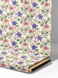 Bloom flower style with pink,purple colors - Image 4