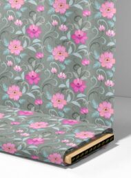 Bloom flower style with pink,green colors - Image 4