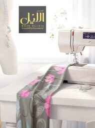 Bloom flower style with pink,green colors - Image 7