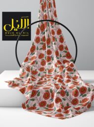 Petal flower style with red,green colors - Image 2