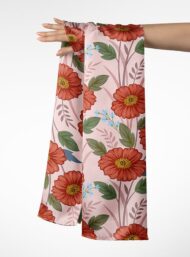 Petal flower style with red,green colors - Image 3