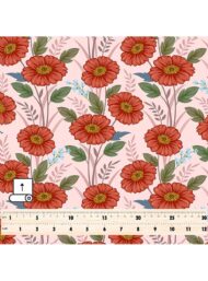 Petal flower style with red,green colors - Image 5