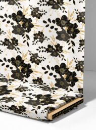 Leaf flower style with black, white colors - Image 4