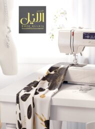 Leaf flower style with black, white colors - Image 7