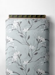 Petal flower style with white,grey colors