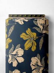 Leaf flower style with yellow,white colors