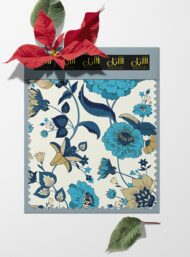 Bloom flower style with blue,yellow colors - Image 6