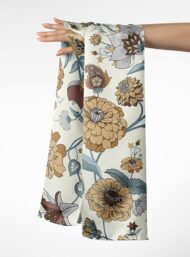 Bloom flower style with brown,yellow colors - Image 3