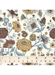 Bloom flower style with brown,yellow colors - Image 5