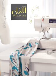 Leaf flower style with blue,grey colors - Image 7