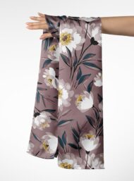 Petal flower style with white,green colors - Image 3