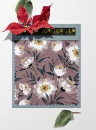 Petal flower style with white,green colors - Image 6