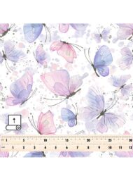 Butterfly flower style with purple,pink colors - Image 5