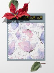 Butterfly flower style with purple,pink colors - Image 6