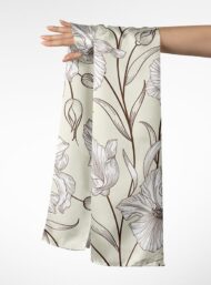 Petal flower style with brown,white colors - Image 3