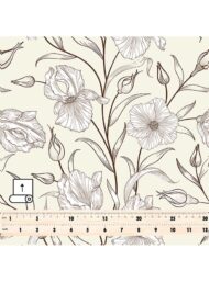 Petal flower style with brown,white colors - Image 5