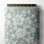 Petal flower style with grey, white colors