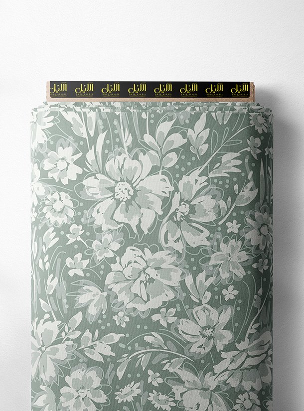 LAI02-0210_1-1.jpg Petal flower style with grey, white colors - Image 1