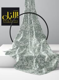 Petal flower style with grey, white colors - Image 2