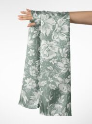 Petal flower style with grey, white colors - Image 3