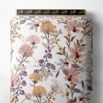 Petal flower style with pink,purple colors