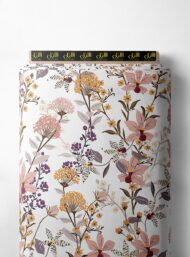 Petal flower style with pink,purple colors