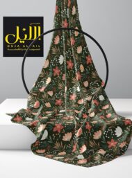 Petal flower style with green,pink colors - Image 2