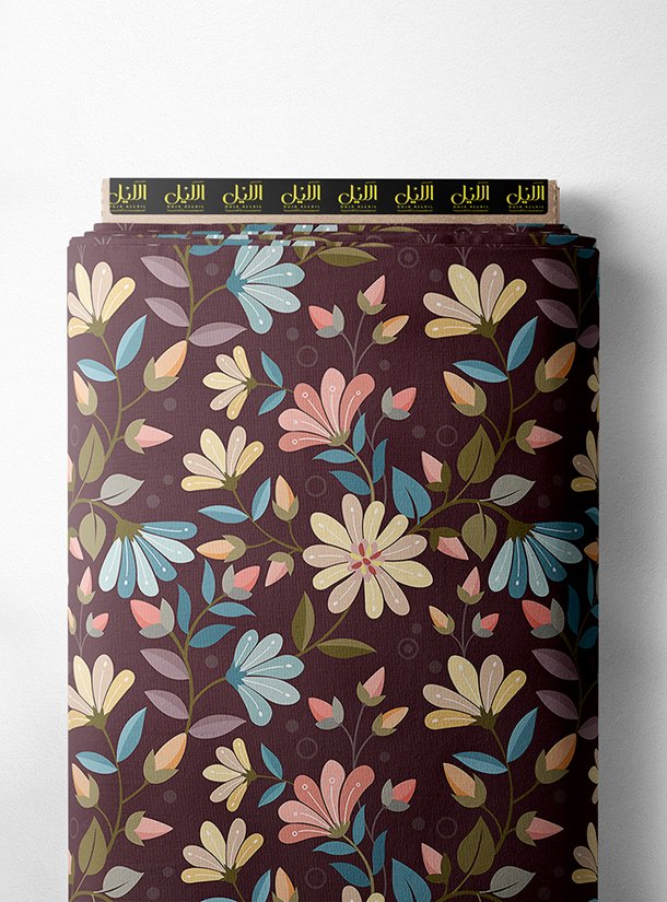 LAI02-0215_1-1.jpg Petal flower style with brown,pink colors - Image 1
