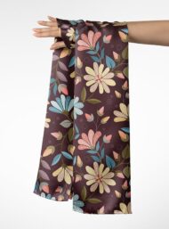 Petal flower style with brown,pink colors - Image 3