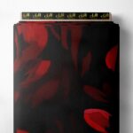 Petal flower style with red colors