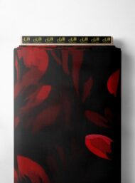 Petal flower style with red colors